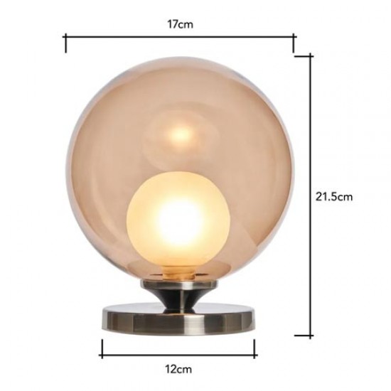 Peatrice Touch Table Lamp Satin Brass