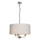 Henry 3 Lamp Pendant Polished Nickel