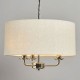 Henry 3 Lamp Pendant Polished Nickel