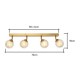 Vanity 4 Light Bar Satin Brass