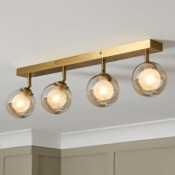 Vanity 4 Light Bar Satin Brass