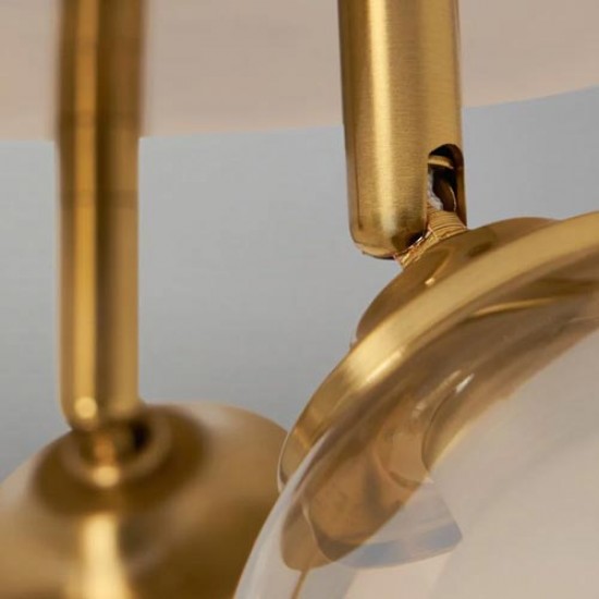 Vanity 3 Light Spotlight Satin Brass