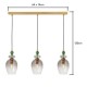 Seline 3 Light Diner Pendant Smoke