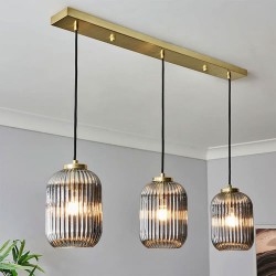 Lyna Ceiling Light Satin Brass