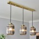 Lyna Ceiling Light Satin Brass