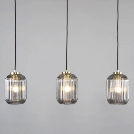 Lyna Ceiling Light Satin Brass