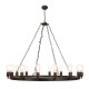 Capri 16 Ring Light Bronze
