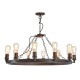 Capri 12 Ring Light Bronze