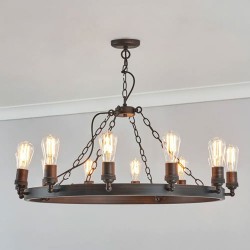 Capri 12 Ring Light Bronze