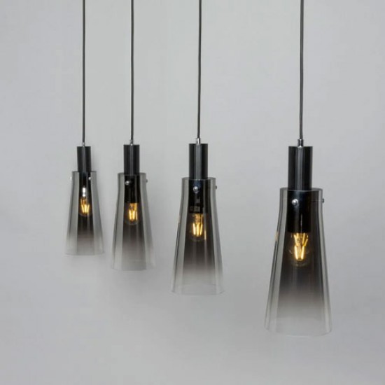 Atrani Diner Pendant Black/Ombre