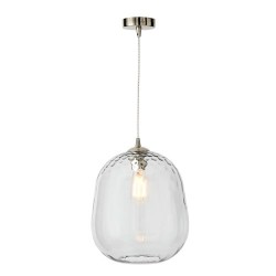 Minori Pendant Satin Nickle/Clear