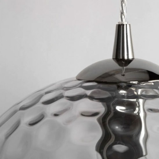 Minori Pendant Satin Nickle/Clear