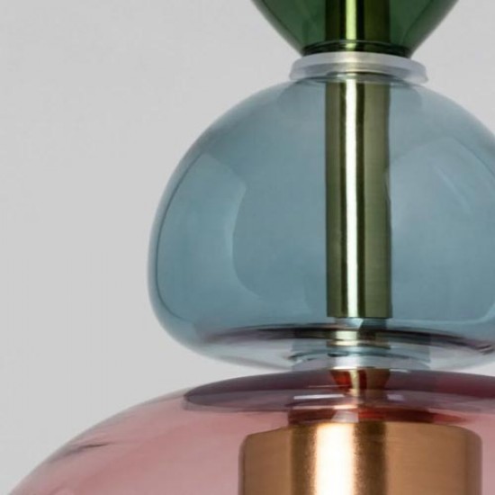 Vietri Pendant Satin Brass