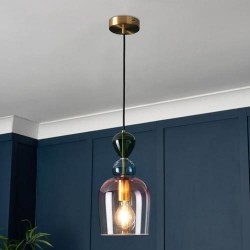 Vietri Pendant Satin Brass