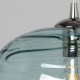 Sarno Oval Pendant Satin Nickel/Blue