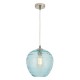 Sarno Hive Pendant Satin Nickle/Blue