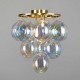 Maiori Ceiling Light Brass/iridescent 