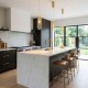 Bjorn LED Glass Pendant Light Champange