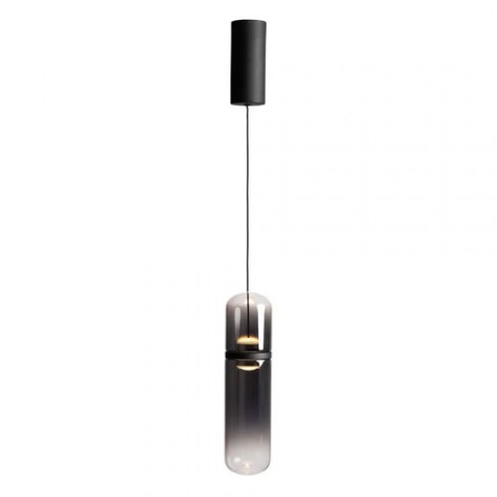 Bjorn LED Glass Pendant Light Smoke