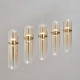 Bjorn 5 Light LED Diner Bar Pendant Champagne 