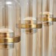 Bjorn 5 Light LED Diner Bar Pendant Champagne 