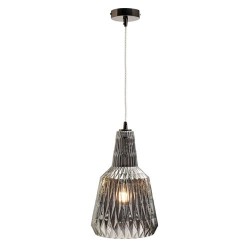 Mikael Glass Pendant Smoke Grey