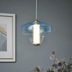 Elias 12 Light LED Pendant Blue