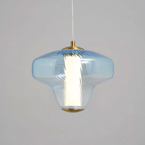 Elias 12 Light LED Pendant Blue