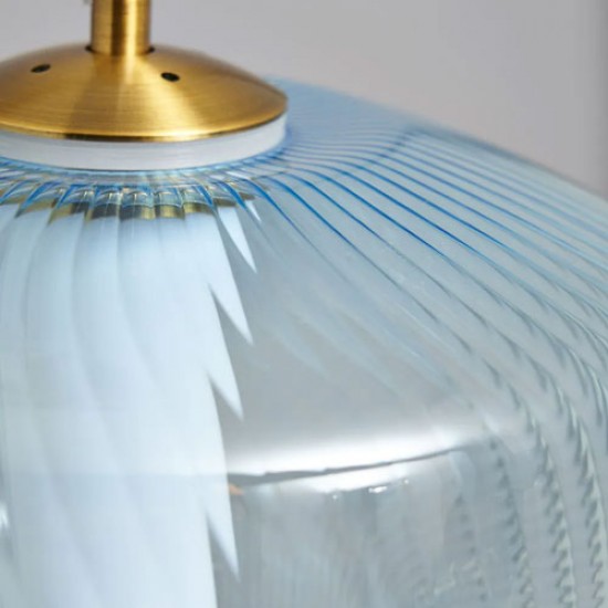 Elias 12 Light LED Pendant Blue