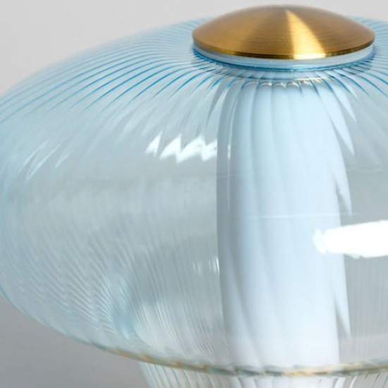 Elias LED Table Lamp Blue