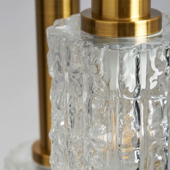 Hugo 5 Light Cluster Satin Brass