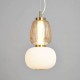 Edvin Glass Pendant Satin Brass