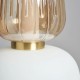 Edvin Glass Pendant Satin Brass